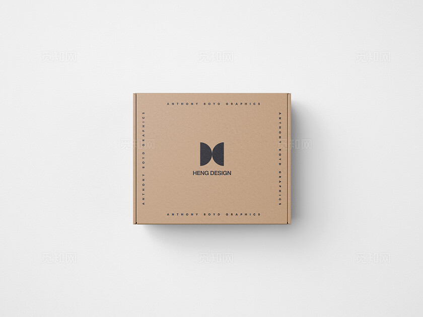 高级简约包装盒样机