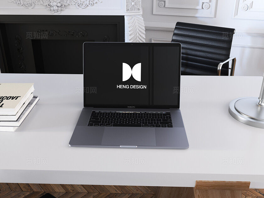 高级简约笔记本电脑样机