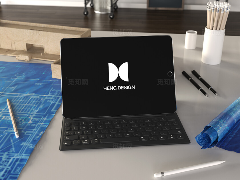 高级简约ipad平板样机