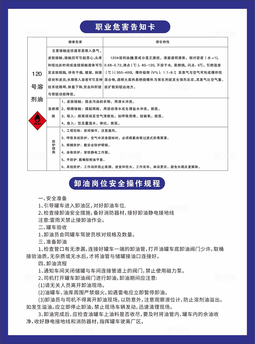 简洁加油站安全知识宣传提示