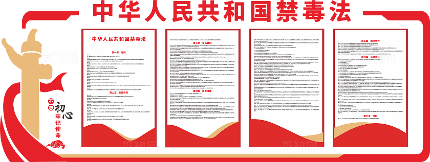 国际禁毒日禁毒法文化墙