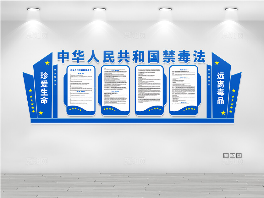 国际禁毒日禁毒法文化墙