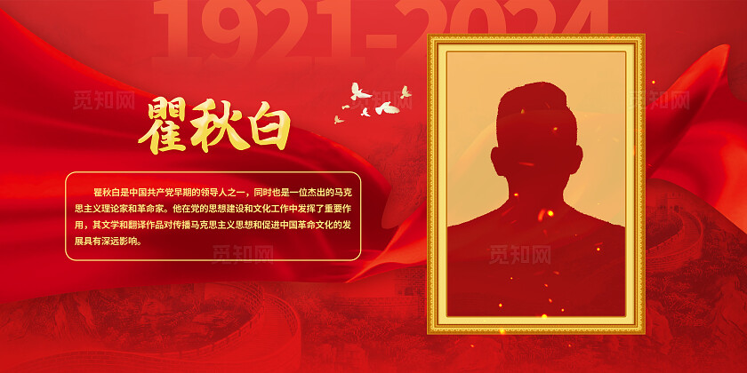 红色大气党史人物介绍套图