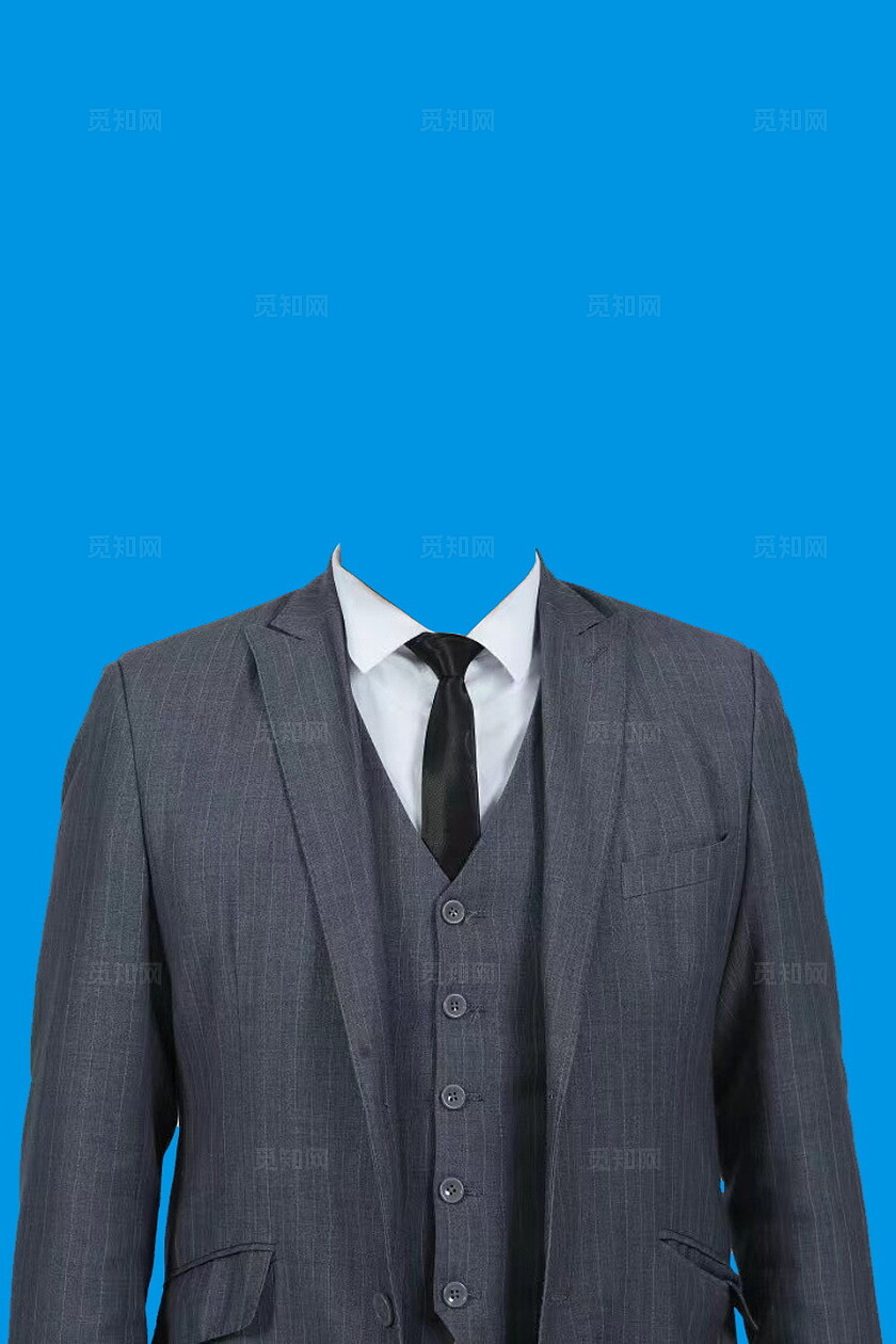 成人证件照西服正装照片宣传男士西装证件照