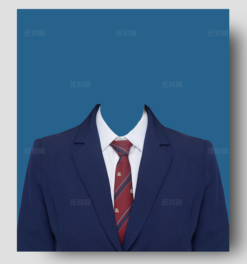 成人证件照西服正装照片宣传