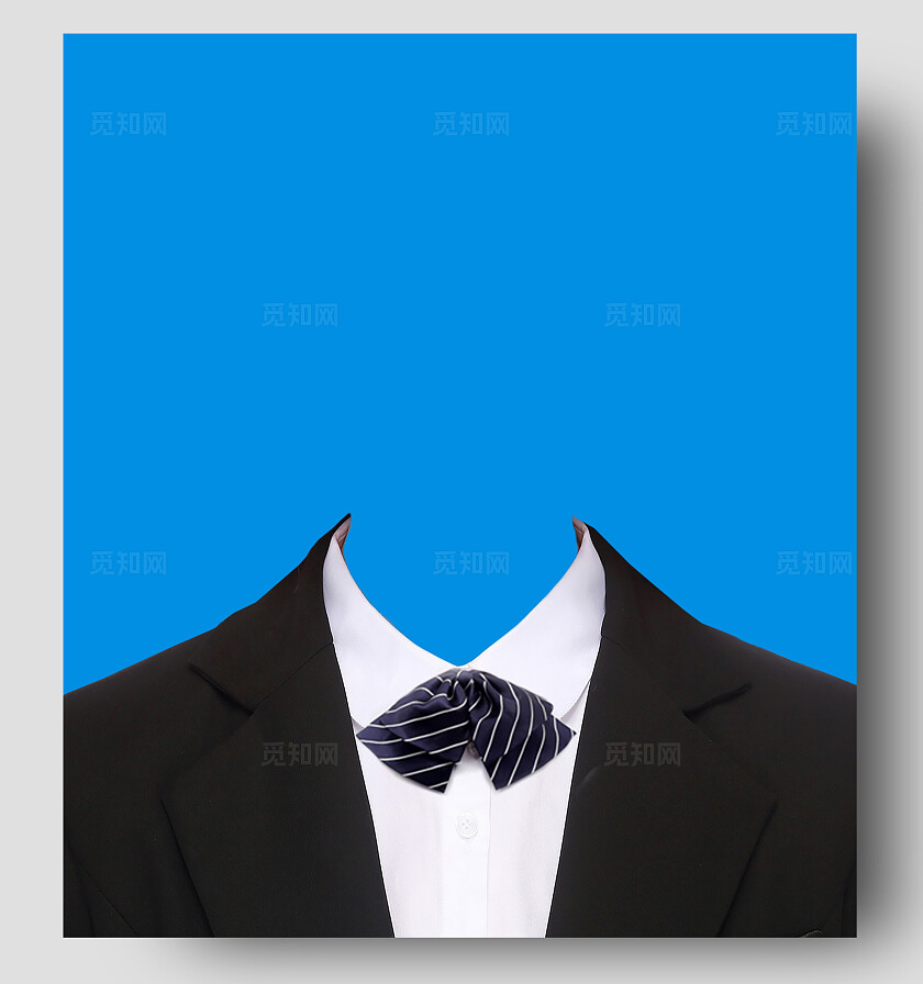 成人证件照西服正装照片宣传