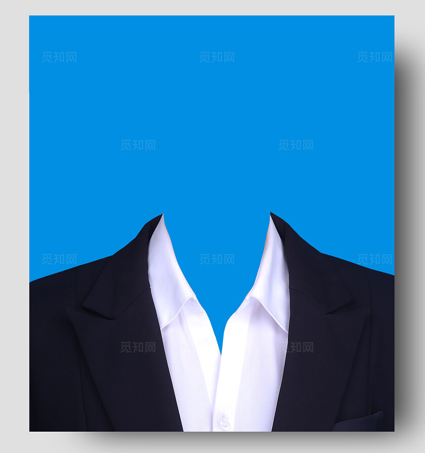 成人证件照西服正装照片宣传