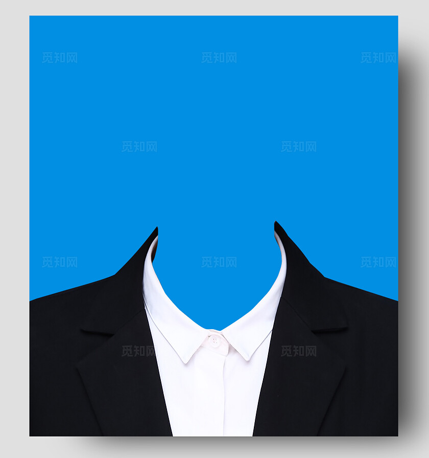 成人证件照西服正装照片宣传