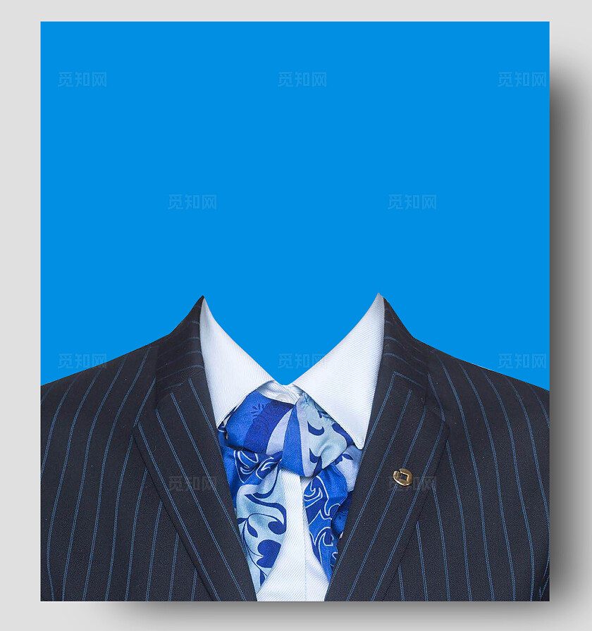 成人证件照西服正装照片宣传