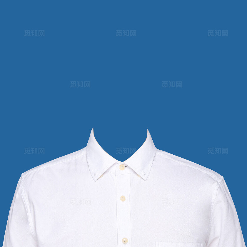 学生蓝底证件照学生制服入学照宣传西装白衬衫证件照