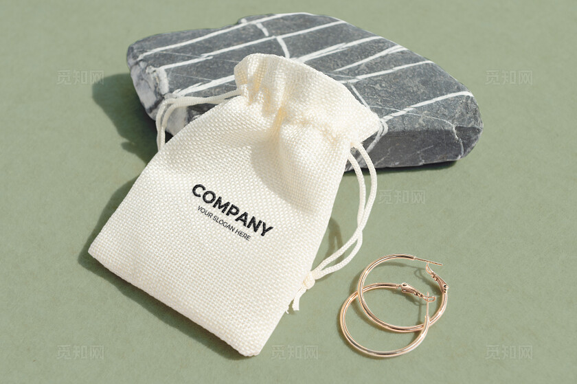 白色简约布袋样机