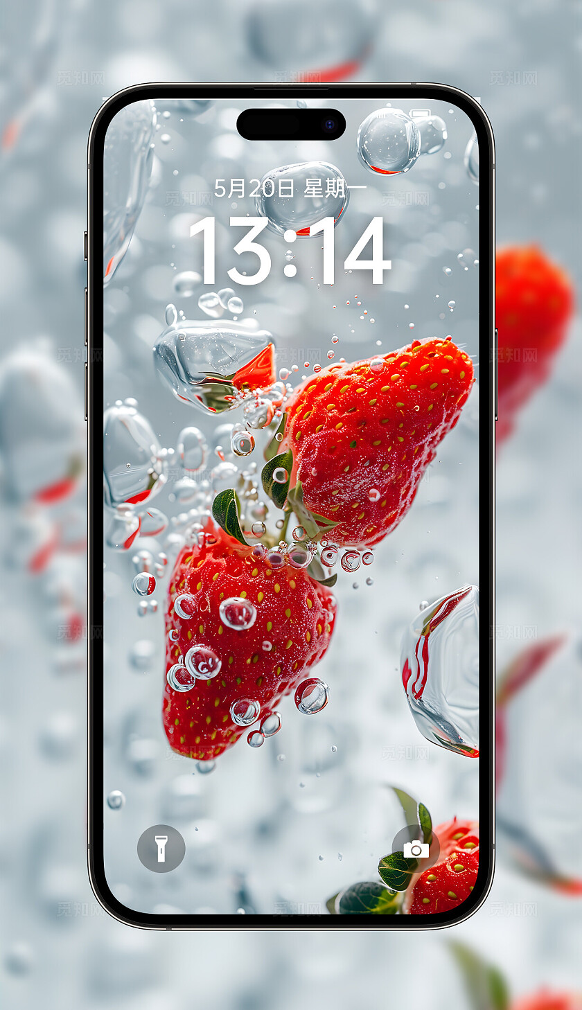 清凉水果草莓壁纸2024水果草莓手机壁纸壁纸图片