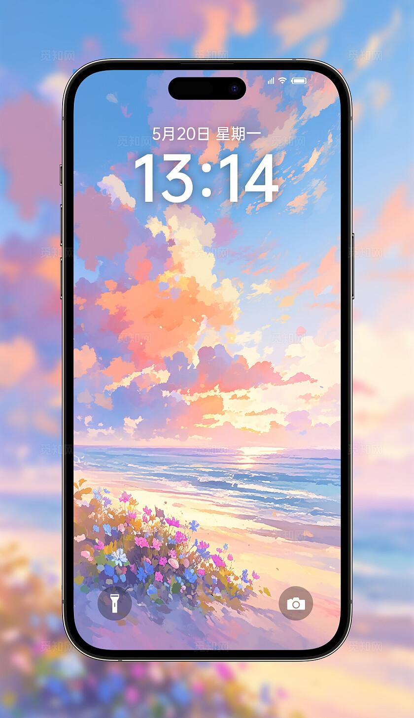 海边风景图手机壁纸高分辨率风景图背景壁纸