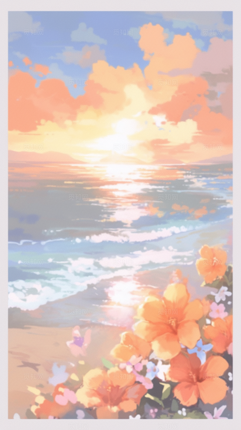 漂亮的海边风景图手机壁纸高分辨率手机壁纸背景图
