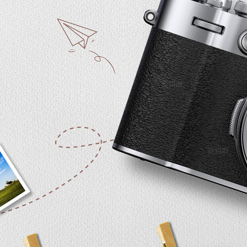 简约实拍风摄影朋友圈九宫格设计