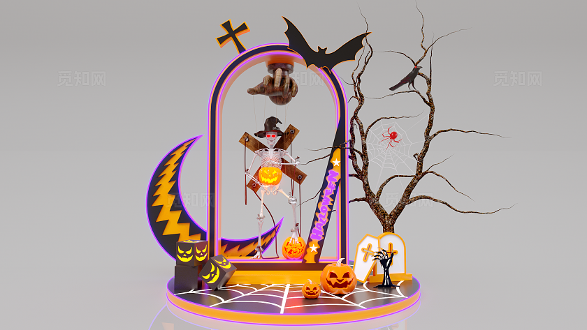 万圣节合影打卡DP点