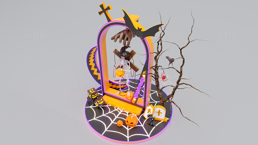 万圣节合影打卡DP点