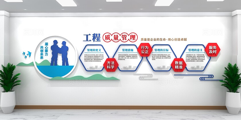 工程质量管理质量意识文化墙