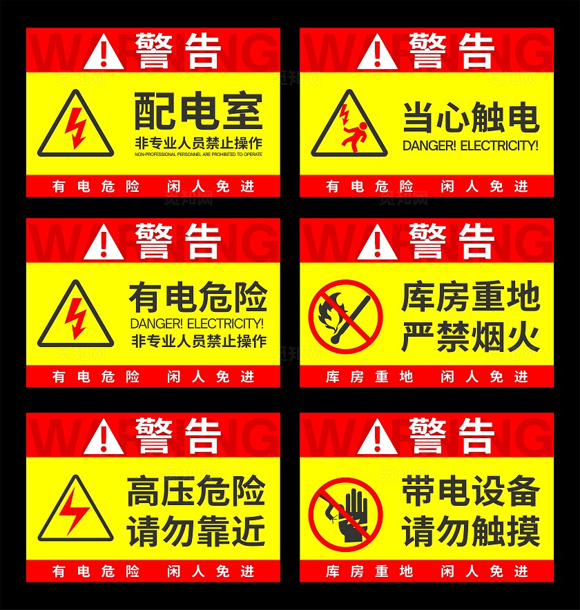 配电房警示标识