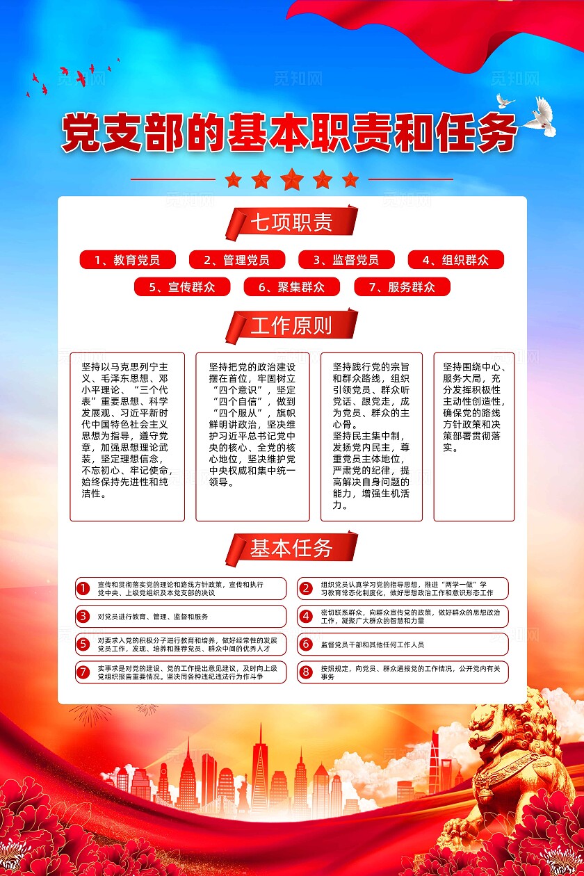 党支部的基本职责和任务