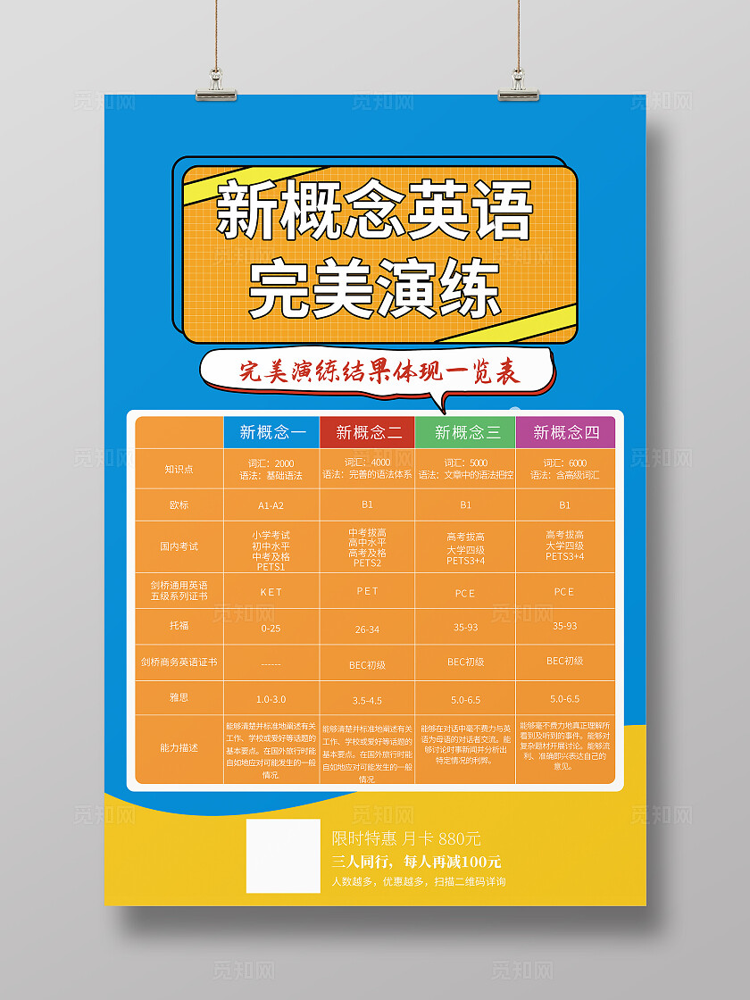 蓝色黄色新概念英语完美演练