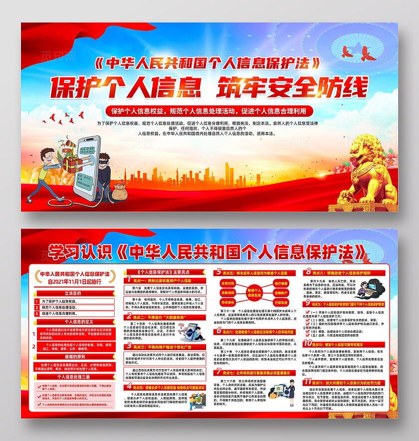个人信息保护法展板