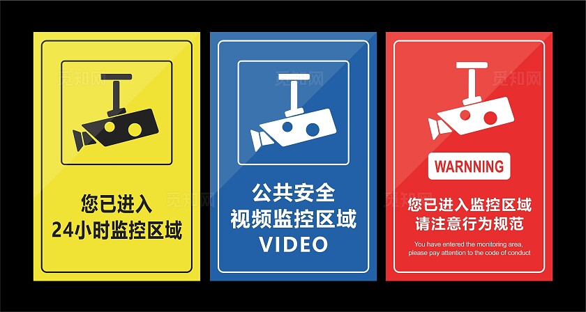监控标识牌