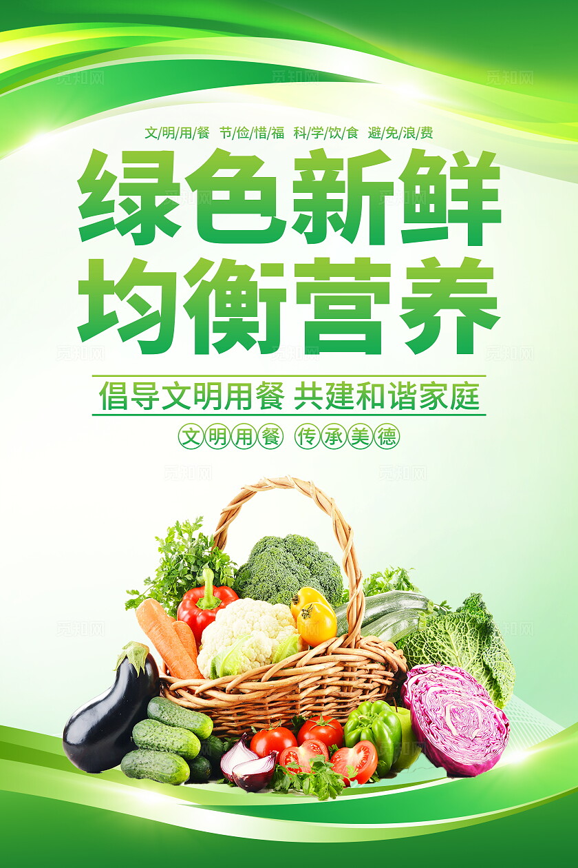 时尚大气光盘行动宣传套图世界粮食日