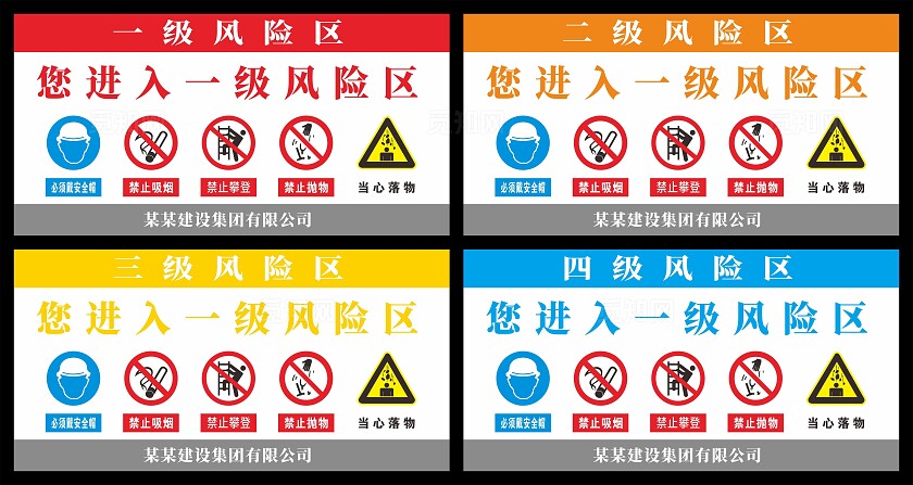 风险区标识牌