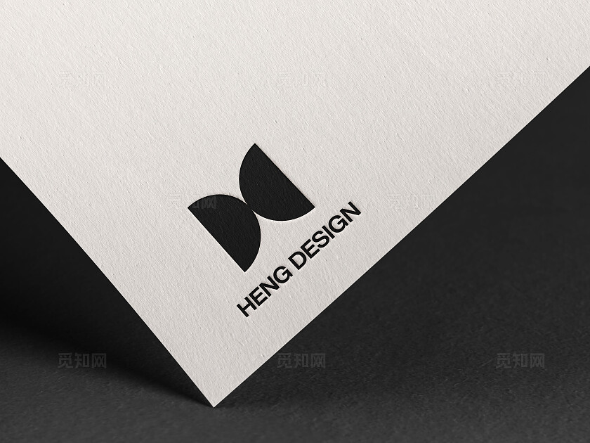 纸张logo展示样机