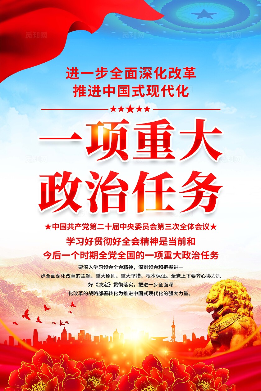 二十届三中全会海报