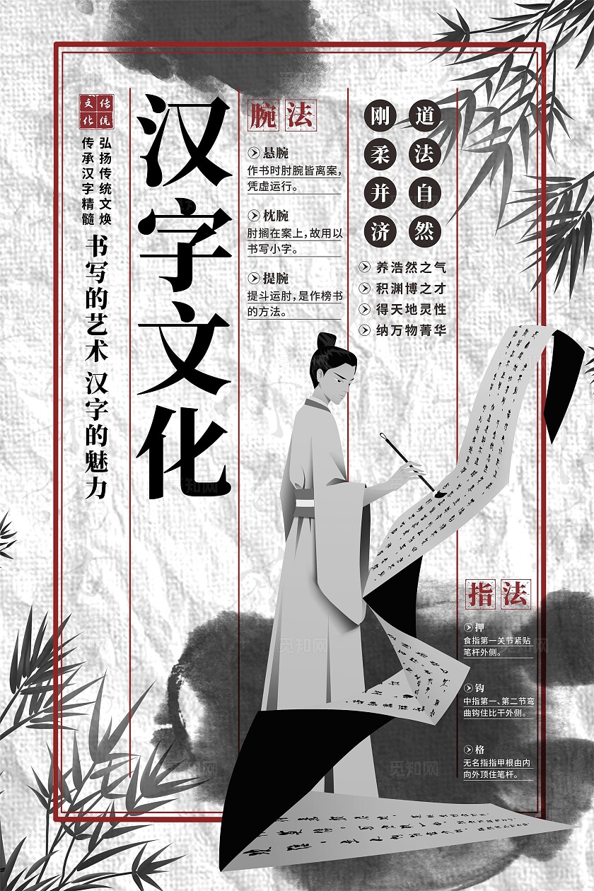 汉字文化海报