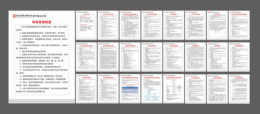 稀土矿制度牌大全