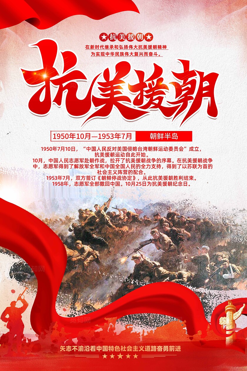 抗美援朝海报