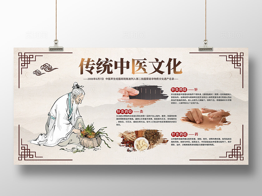 中医文化展板