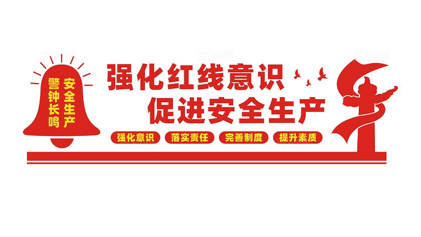 企业工地安全生产文化墙标语