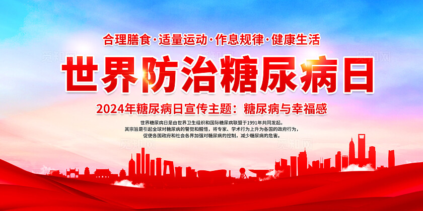 世界糖尿病日展板