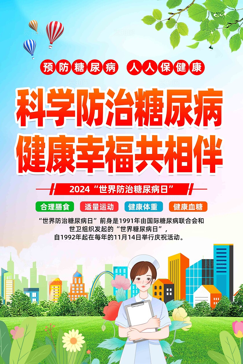 世界糖尿病日海报