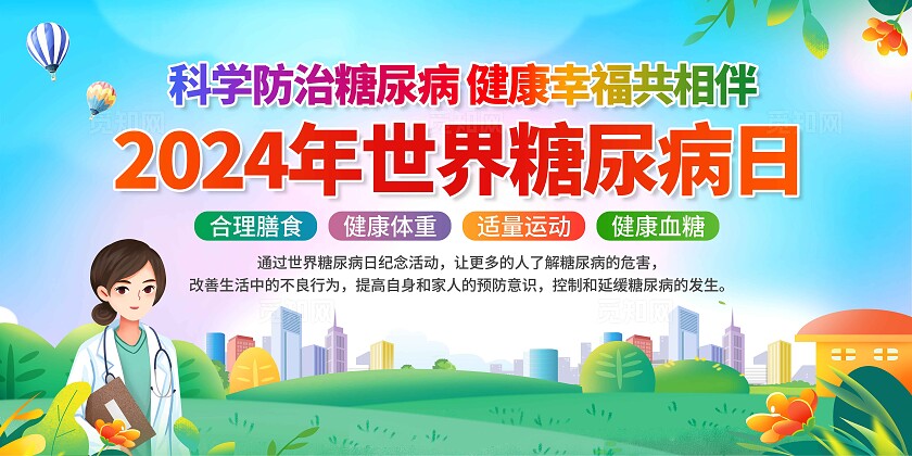 世界糖尿病日展板