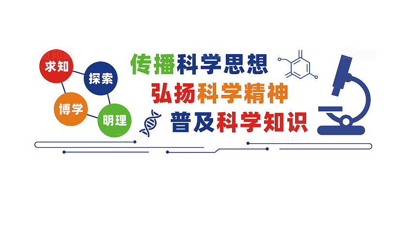 科学实验室文化墙宣传标语