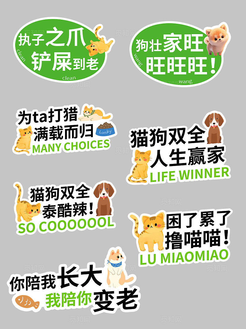 2024卡通手绘可爱萌宠手举牌宠物手举牌宠物萌宠