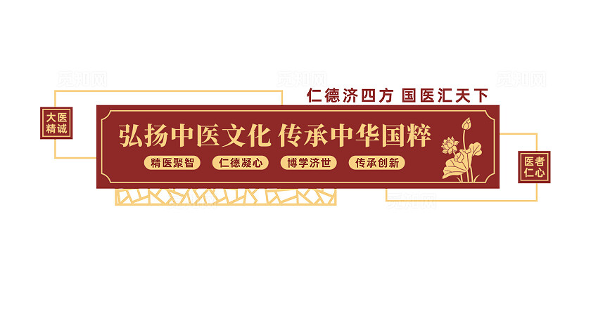 中医文化墙传承中医文化宣传墙