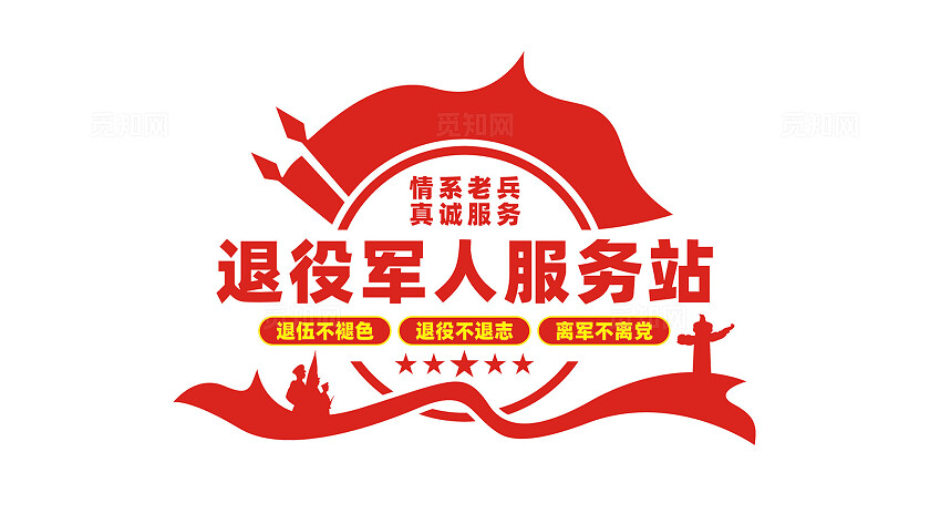 退役军人服务站文化墙标语
