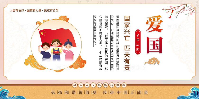 图说核心主义价值观套图社会主体核心价值观图说价值观