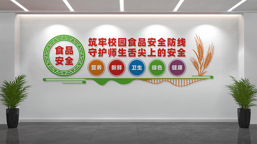 食品安全文化墙宣传标语