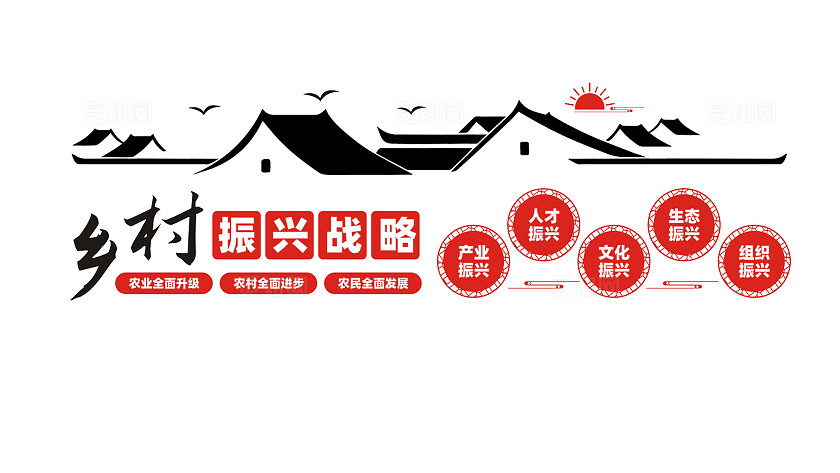 乡村振兴战略文化墙宣传标语