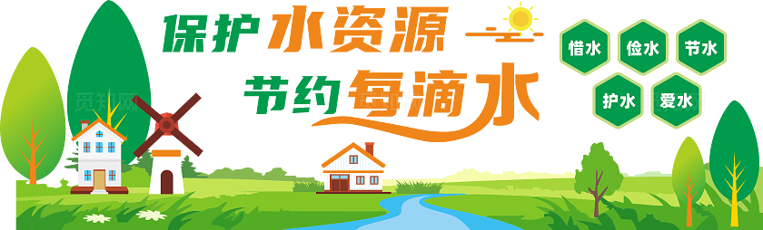保护水资源文化墙珍惜水资源文化墙