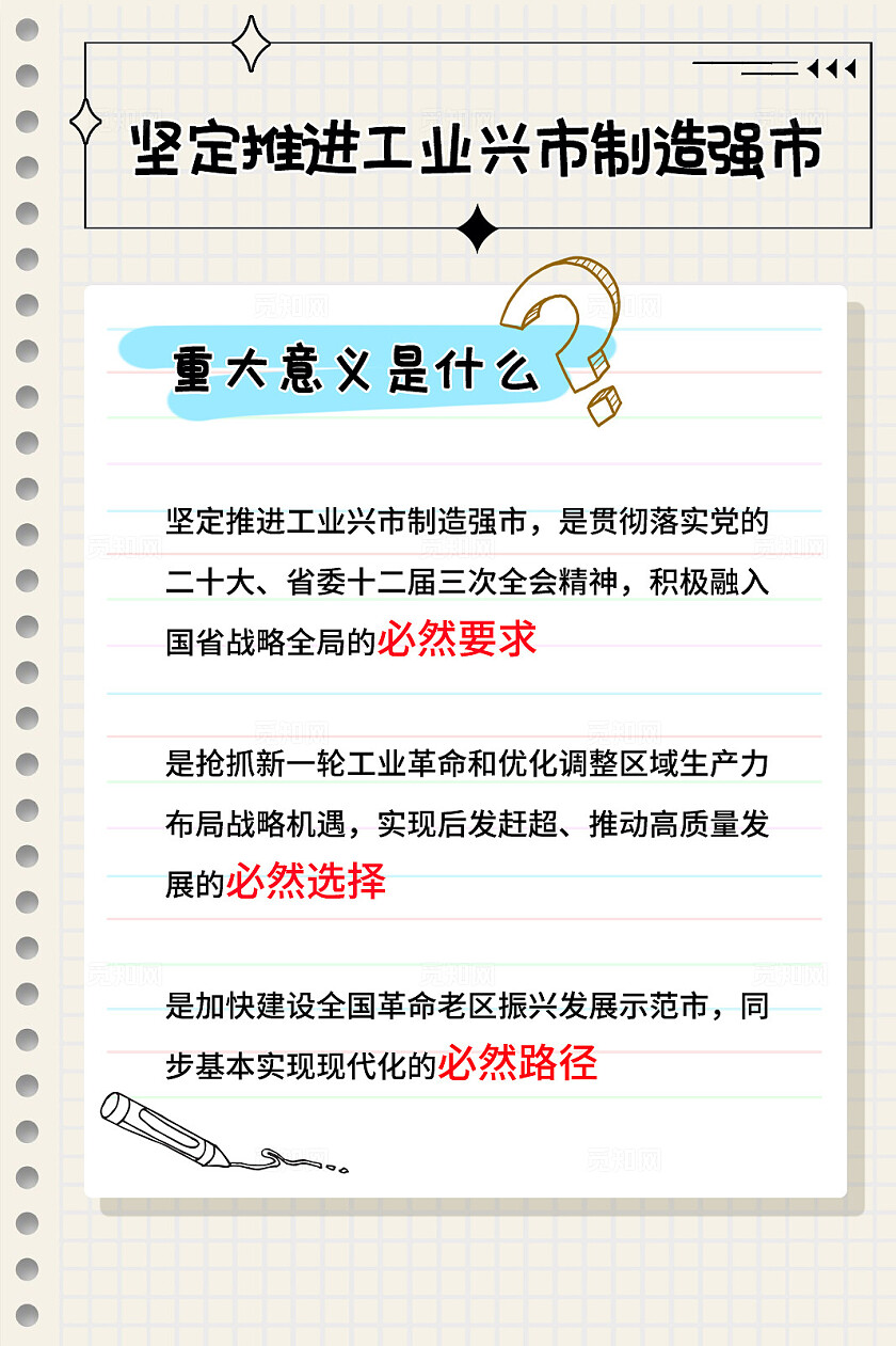 黄色简约大气关键词全会笔记海报