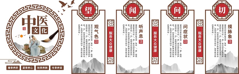 中医文化墙设计