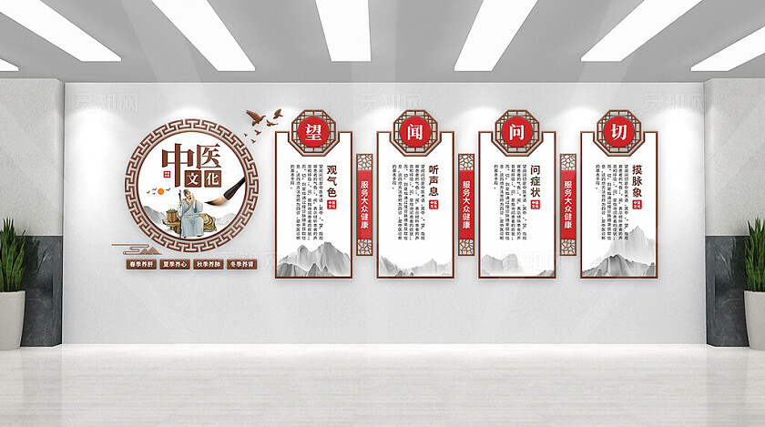 中医文化墙设计
